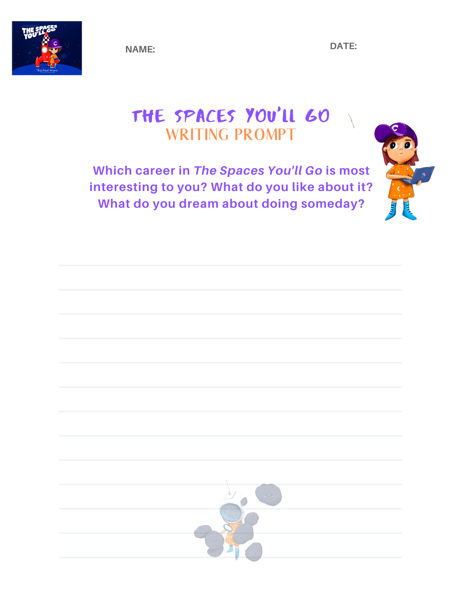 The Spaces You'll Go: Writing Prompt The Spaces You'll Go: Writing Prompt
